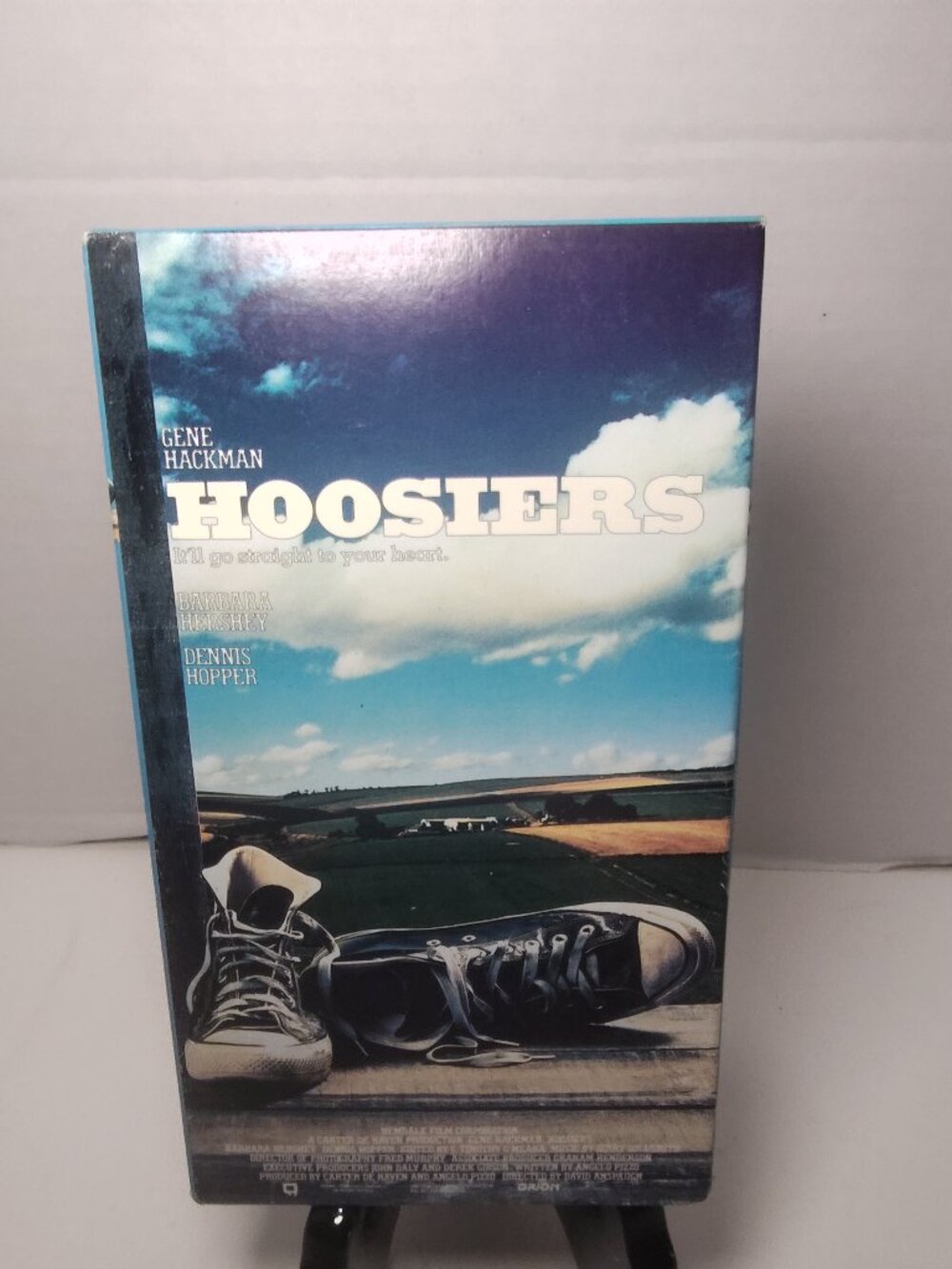 Hoosiers VHS 1986 Gene Hackman Barbara Hershey Dennis Hopper Hemdale